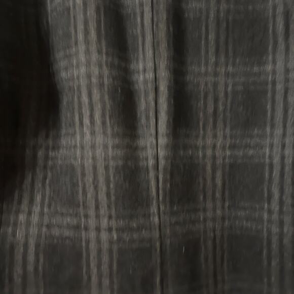 Banana Republic Factory Wool Blend Windowpane Plaid Men’s Pea Coat Size S - Picture 6 of 12